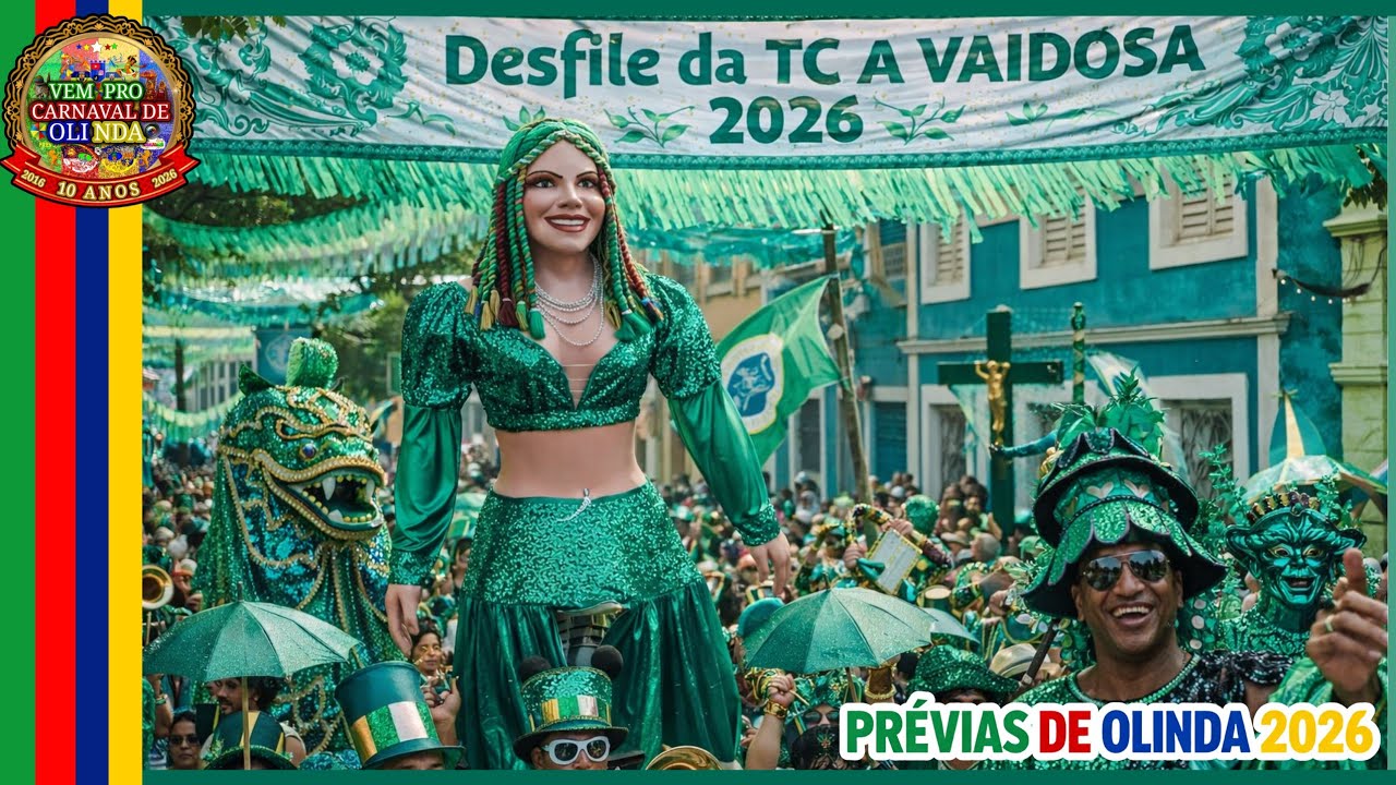 Prévia de Olinda 2026 - TC A Vaidosa + Desfile Oficial 