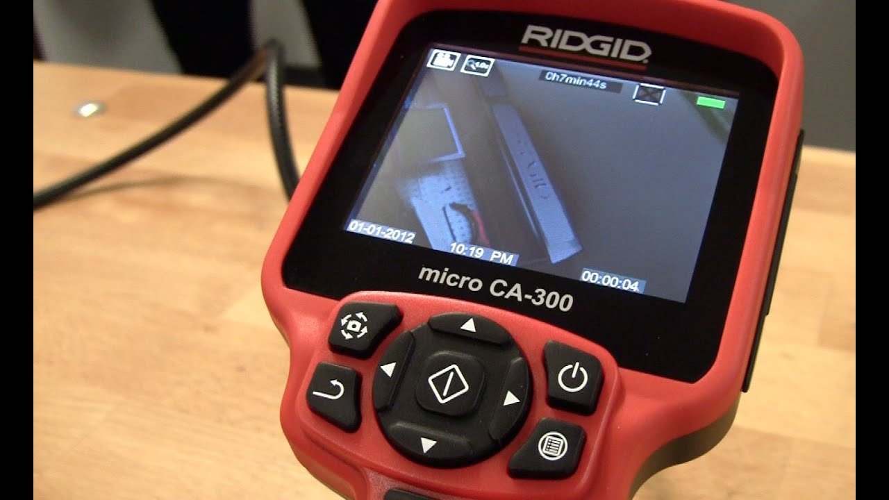 RIDGID micro CA-300 Inspection Camera - How it Works