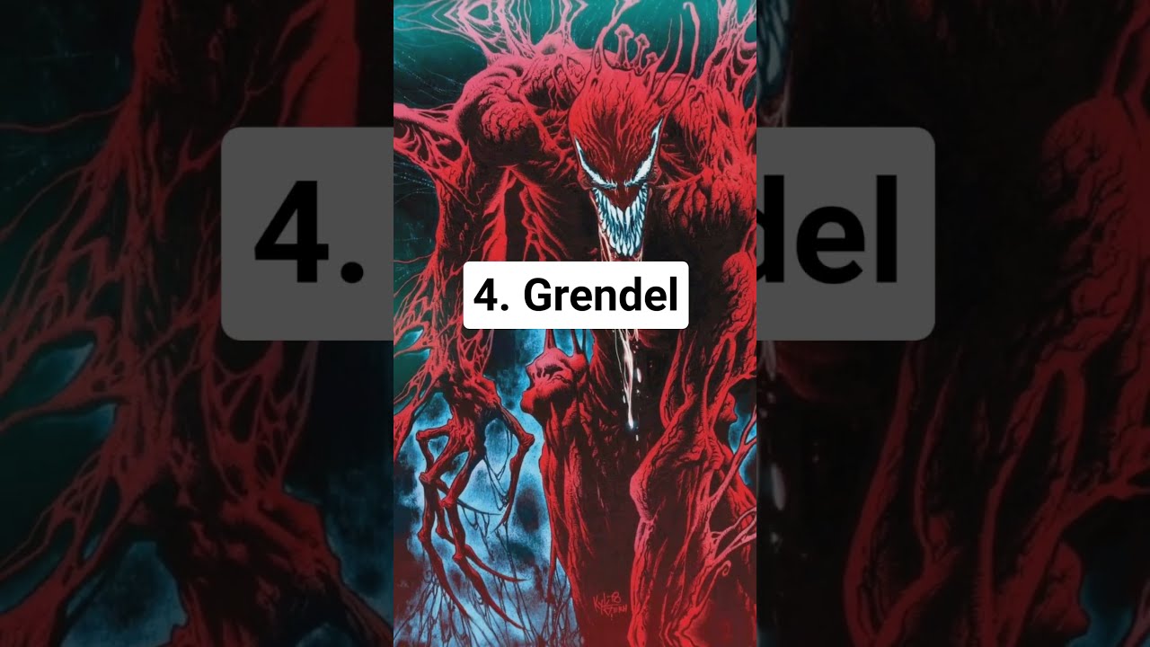 TOP 5 MOST POWERFUL SYMBIOT| VENOM | CARNAGE | KNULL | SPIDERMAN | #shorts #marvel #venom
