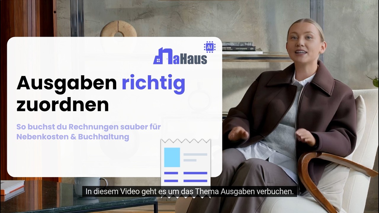 Ausgaben verbuchen in Nahaus.de | Schritt für Schritt für Vermieter & Hausverwaltungen