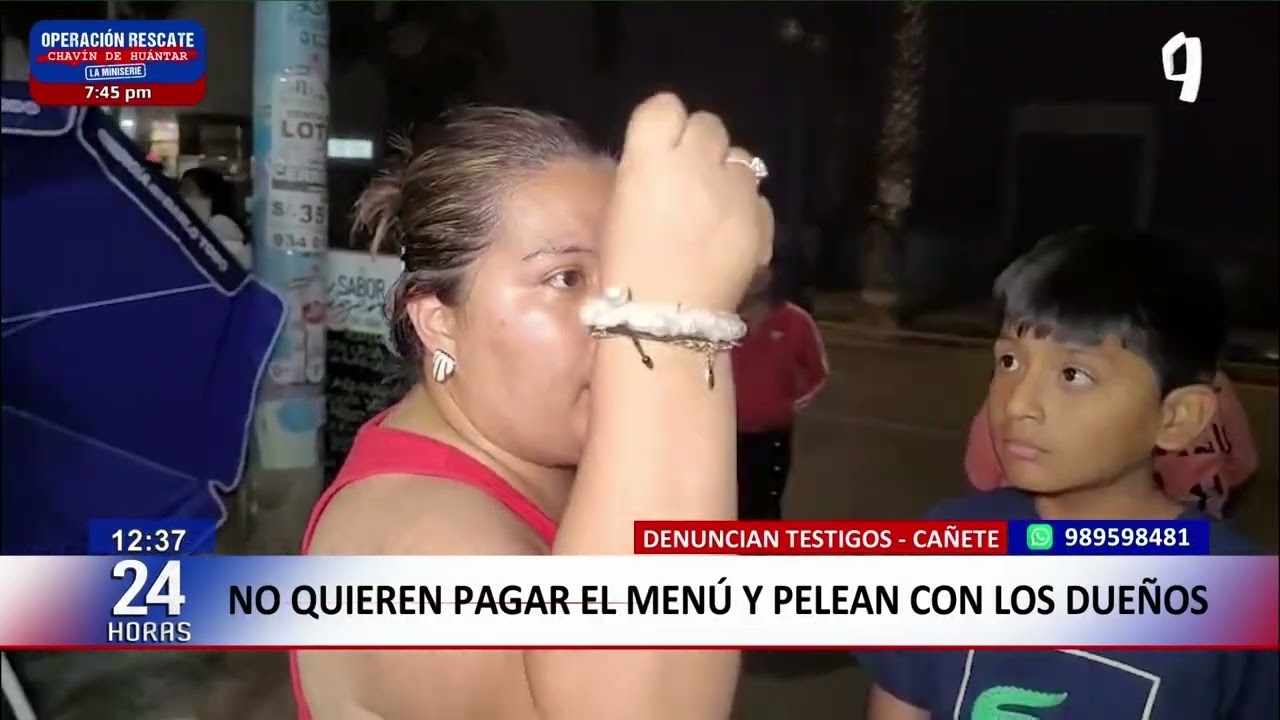Caos en restaurante de Cañete: clientes se niegan a pagar y pelean con los dueños