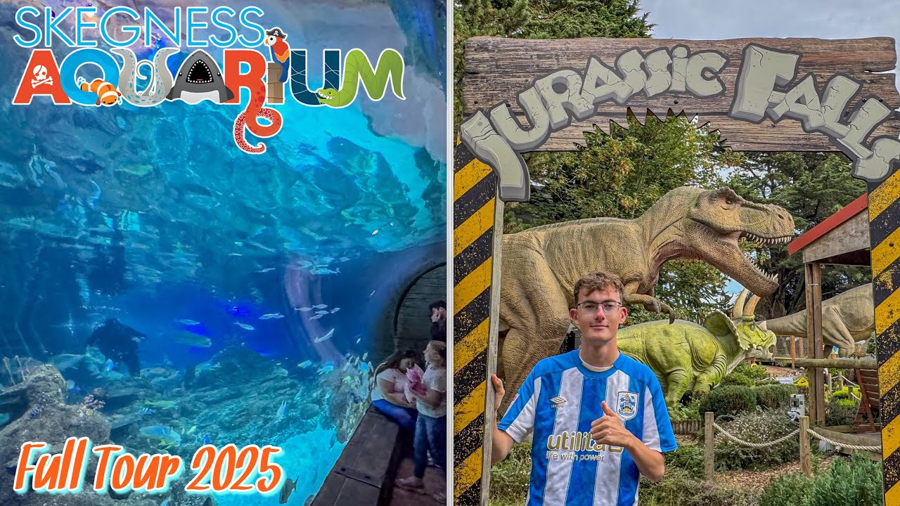 Skegness Aquarium & Jurassic Falls | Walkthrough 2025