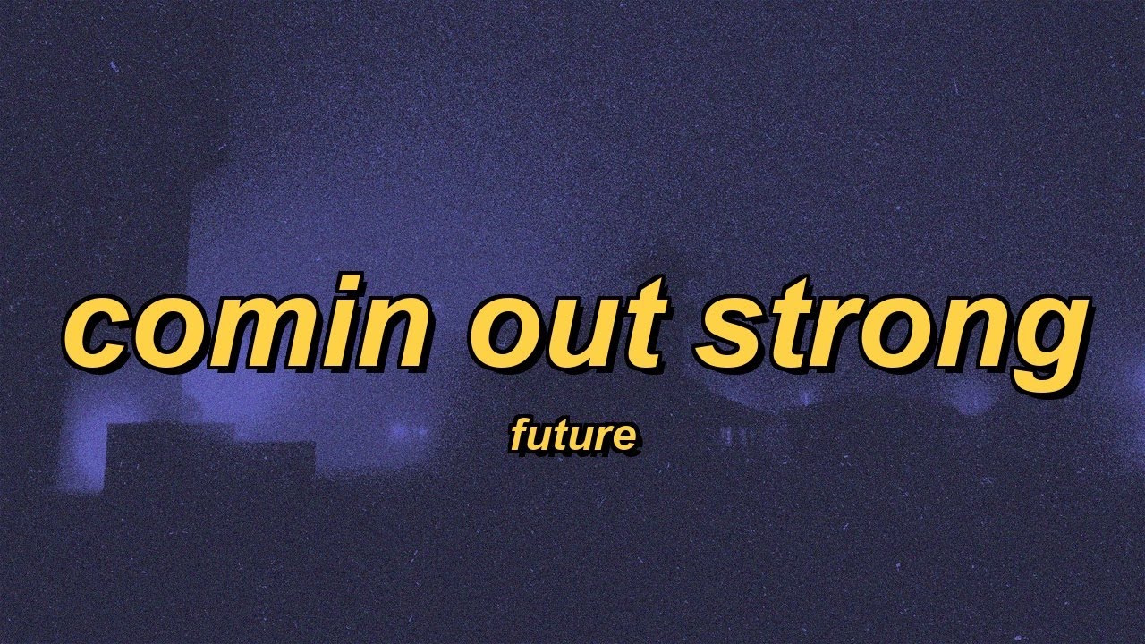 Future - Comin Out Strong (ft. The Weeknd) (slowed + reverb + lyrics)