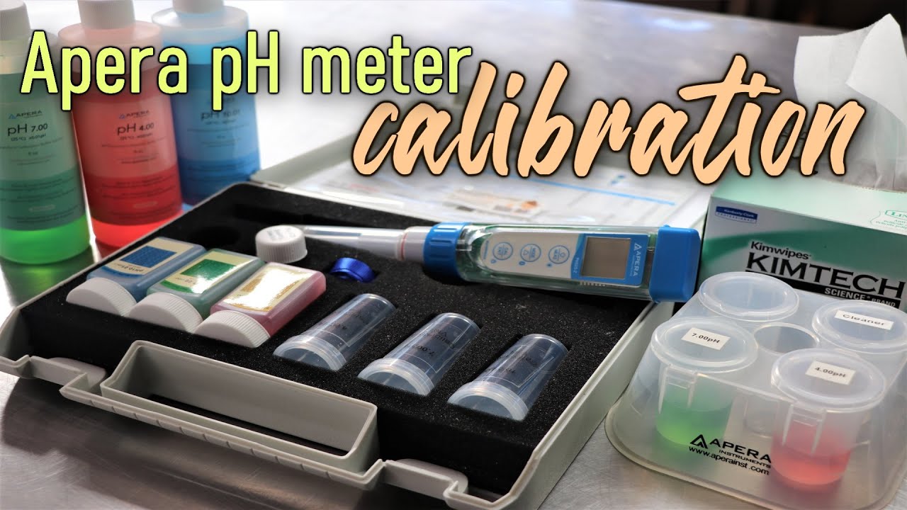 How to calibrate an Apera Instruments pH meter