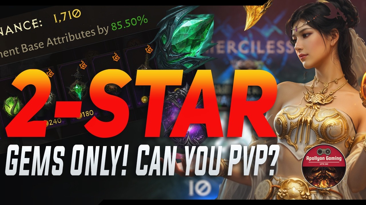 Можно ли сражаться в PvP, используя только двухзвездочные самоцветы? Тест низкого резонанса в Dia...