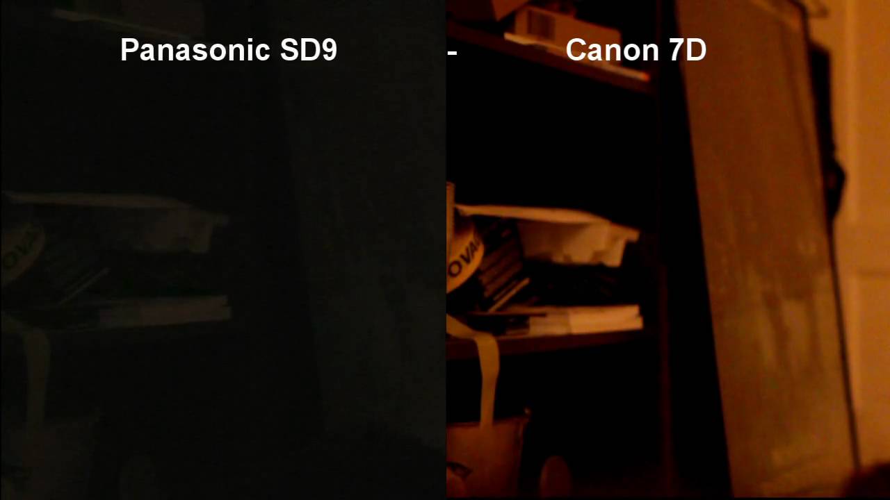 Panasonic SD9 vs Canon 7D