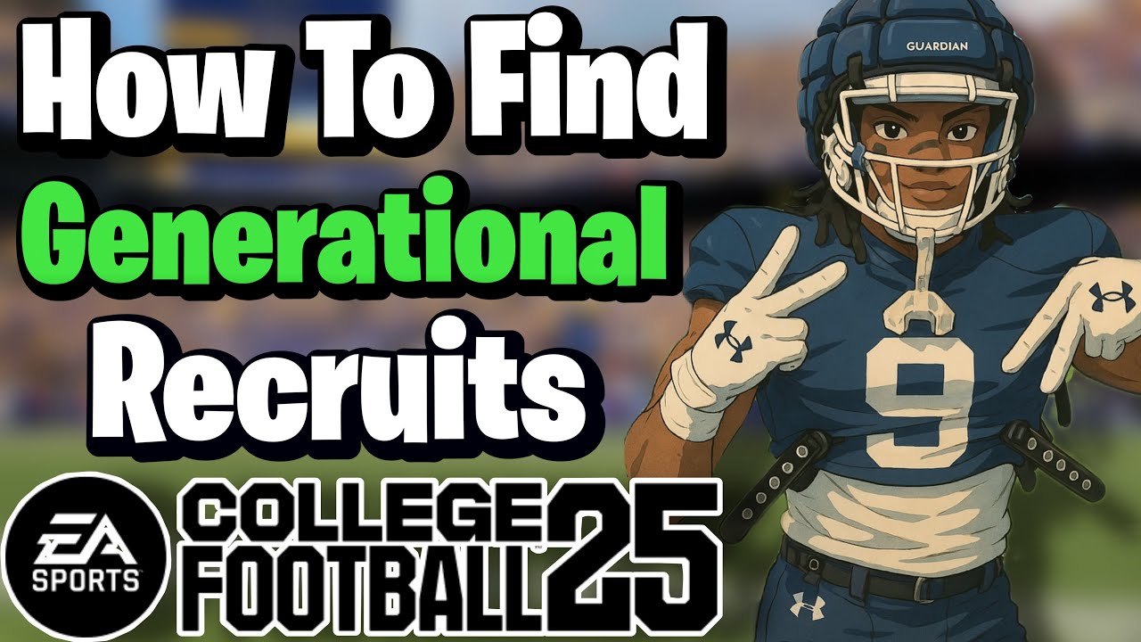 How to Find Generational Recruits in Dynasty College Football 25