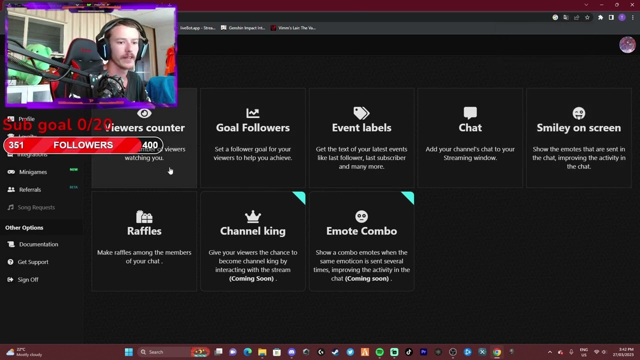 How to get Botrix working on obs and streamlabs