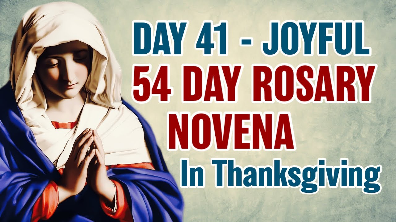 54-дневная Новена Розария, день 41💙Радостные Тайны