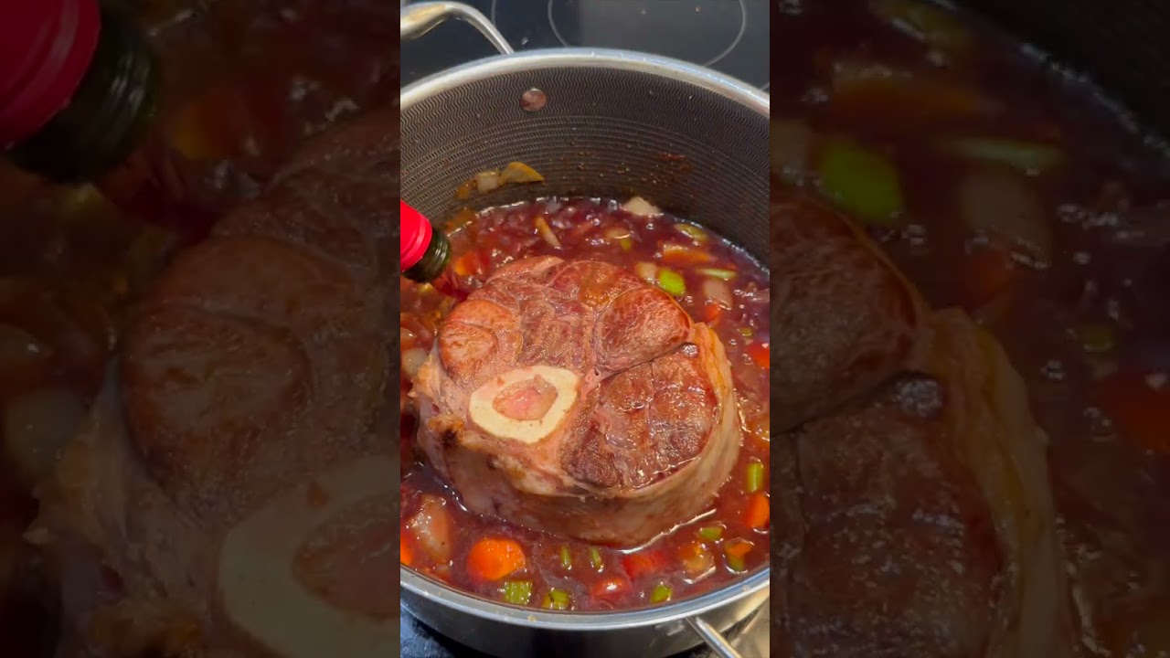 Braised beef shank for the family