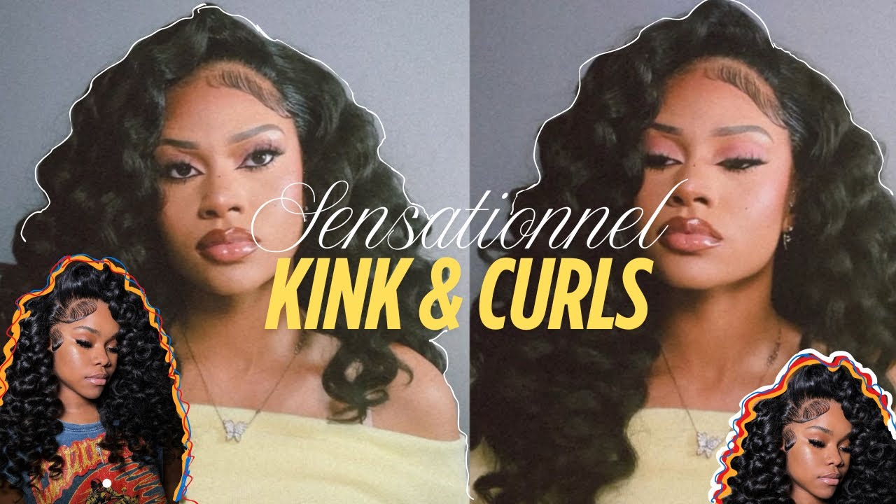 Achieve Bomb wand curls for only $28 using sensationnels kinks &curls natural wig collection