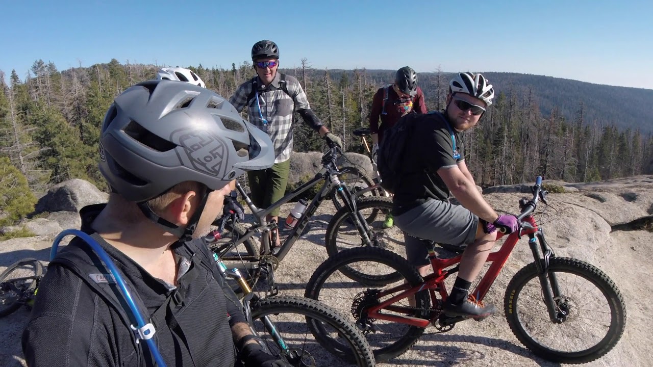 Mountain Biking Blind Squirrel. Bass Lake, CA