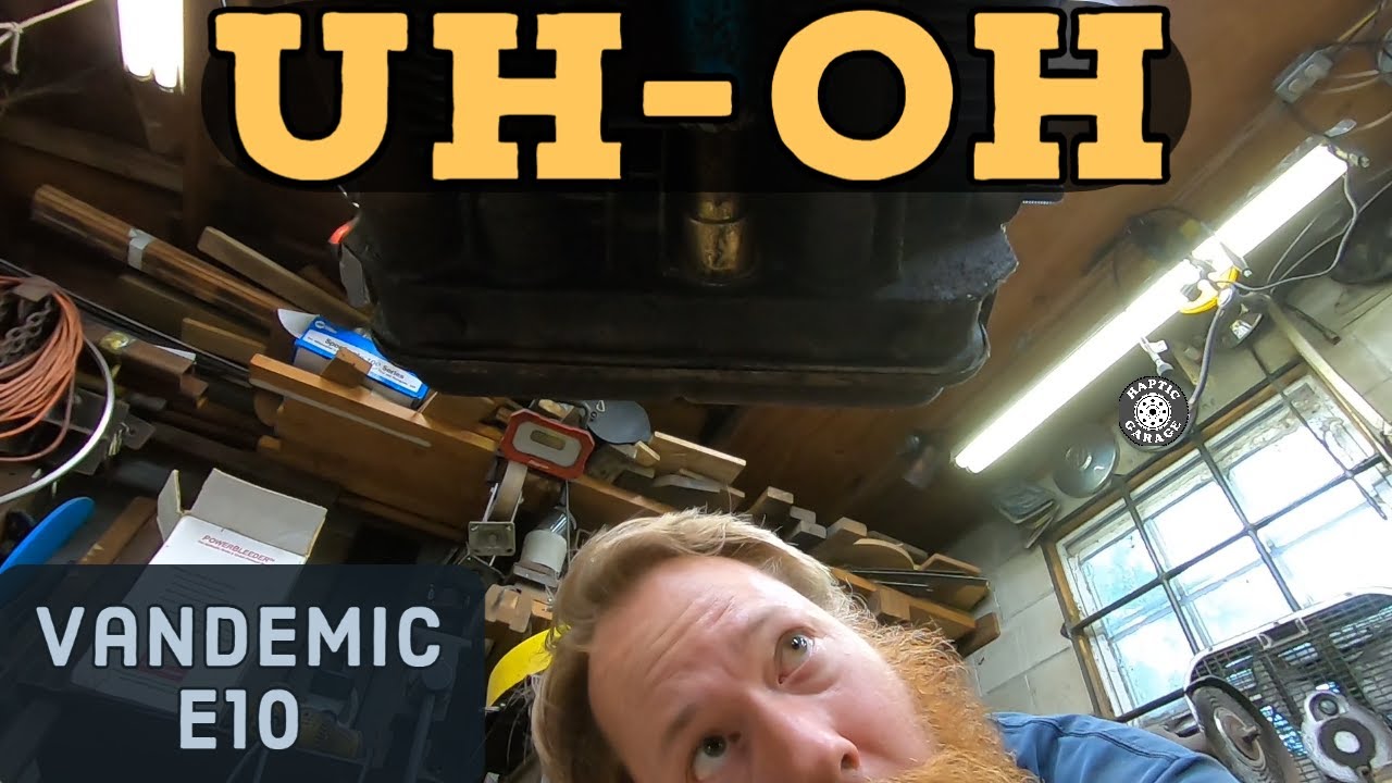 Engine Drama! Removing Rusty Broken Stuff - Modifying Oil Pump VW Split Bus Restoration Vandemic E10