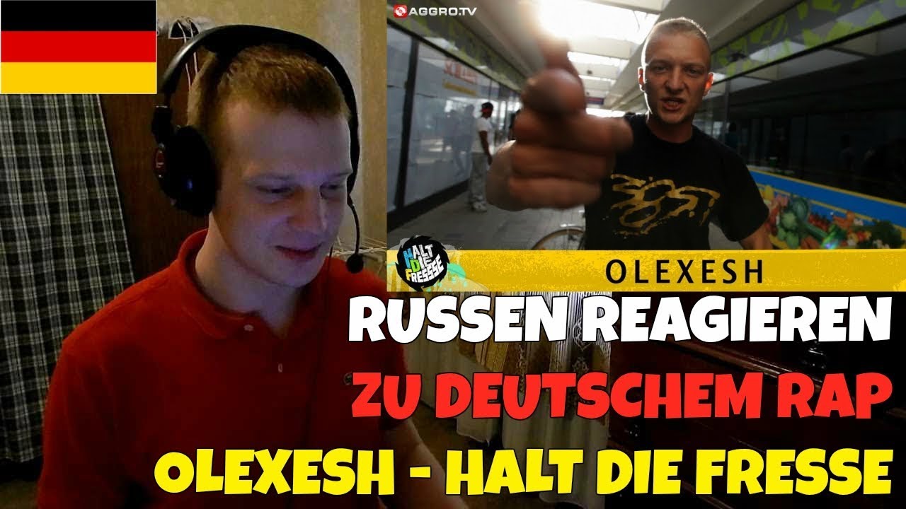 RUSSIANS REACT TO GERMAN RAP | OLEXESH HALT DIE FRESSE 05 NR. 251 | REACTION