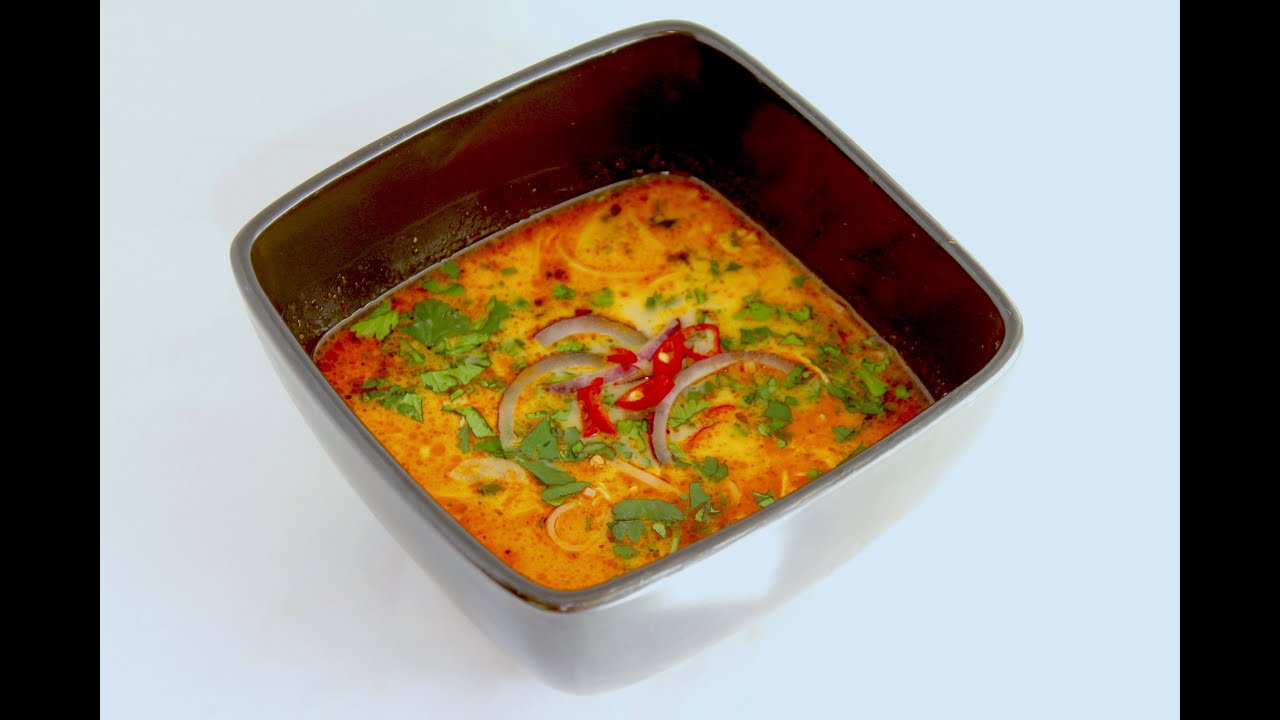 Thai Coconut Curry Chicken Noodle Soup