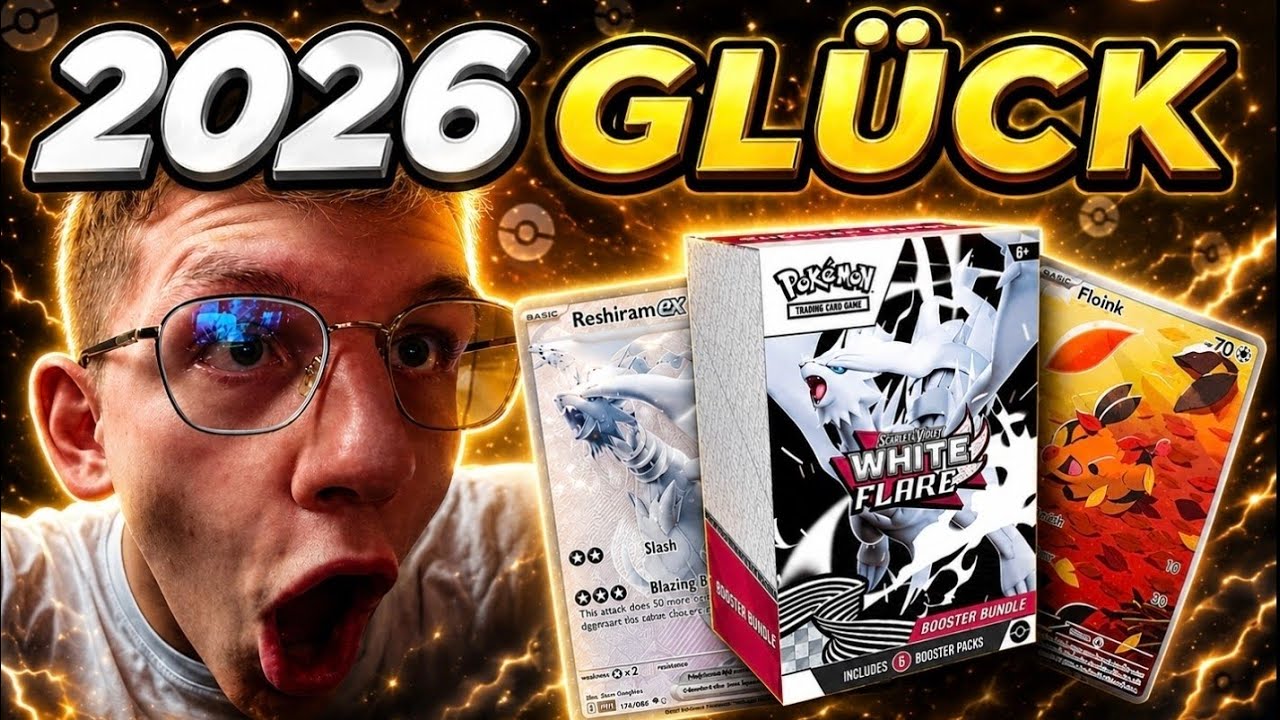 😱 Ich schwöre, das ist nicht normal – erstes Packopening 2026! | White Flaire Booster Bundle