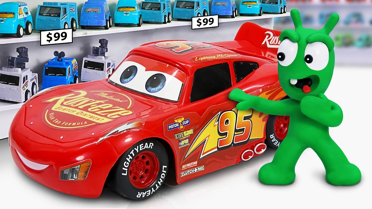 Pea Pea Goes Shopping for a Lamborghini at the Supermarket – Can He Buy It?