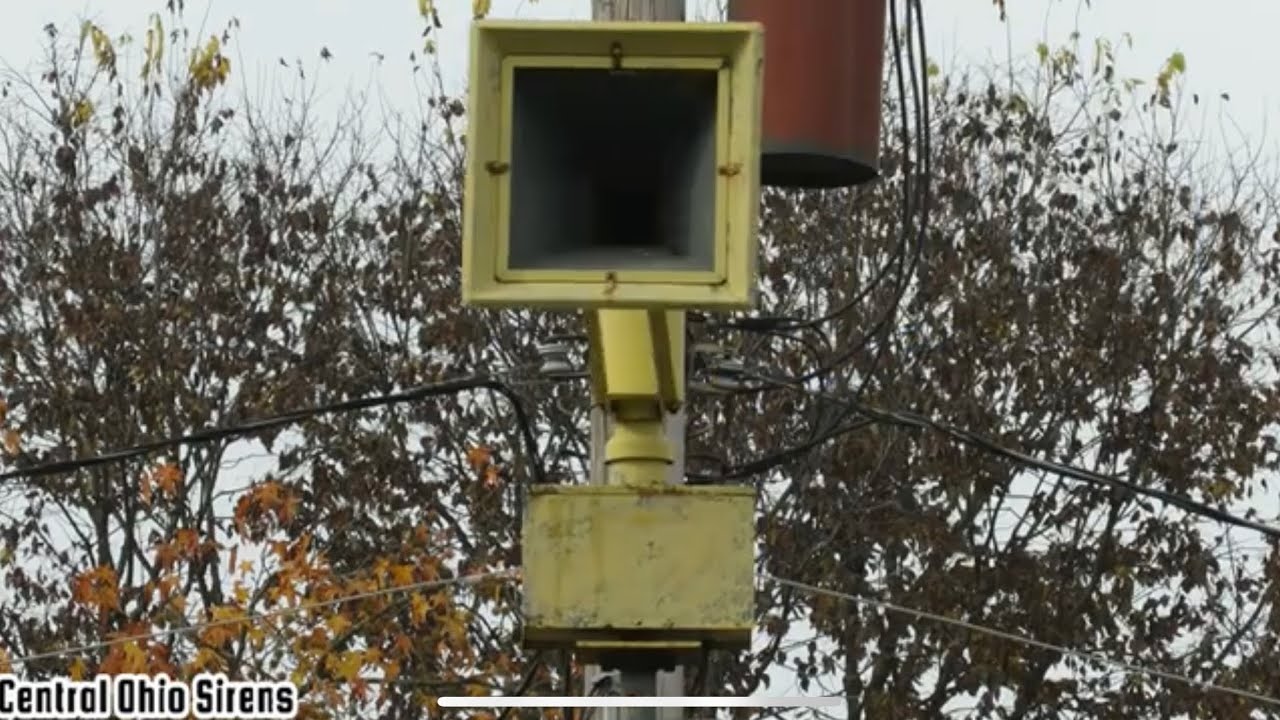 [11/2/22] Hamilton, OH Thunderbolt Siren Test (Behind The Scenes)