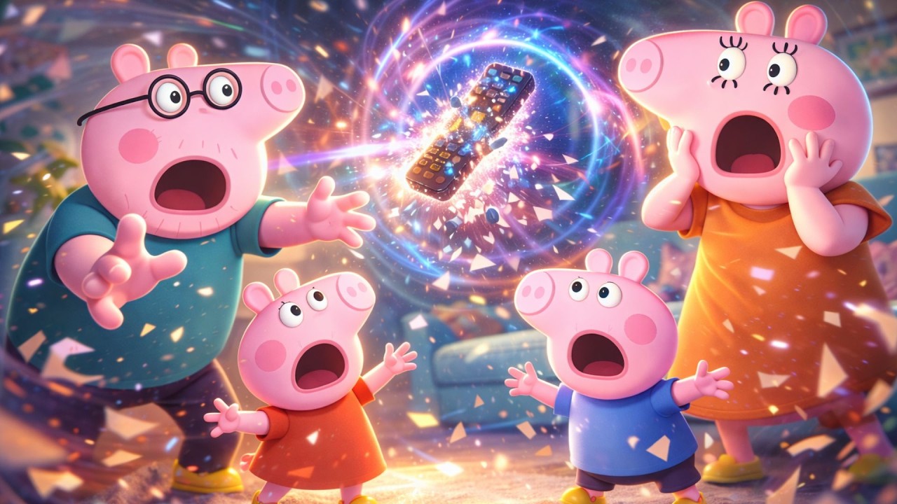 Peppa Pig : The Remote Control VANISHED! A Magical Mystery at Home 😱✨📺 | Peppa Pig Animation
