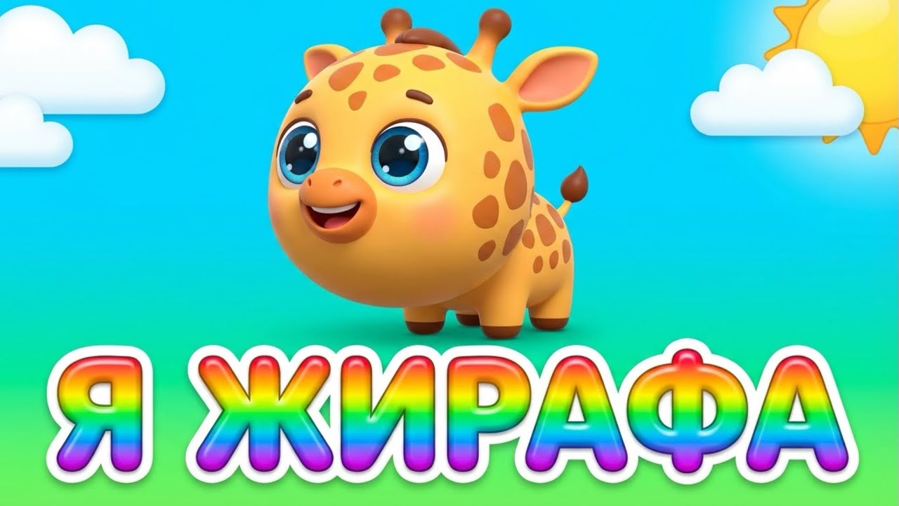 Я Жирафа 🦒 | Весела пісенька для малюків