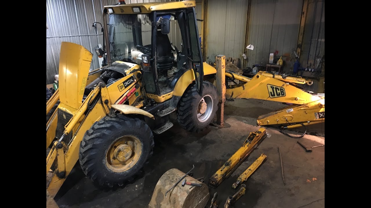 👌Быстрый Ремонт гидроцилиндра челюсти погрузчика JCB🚜Изготовление НОВОГО штока👍