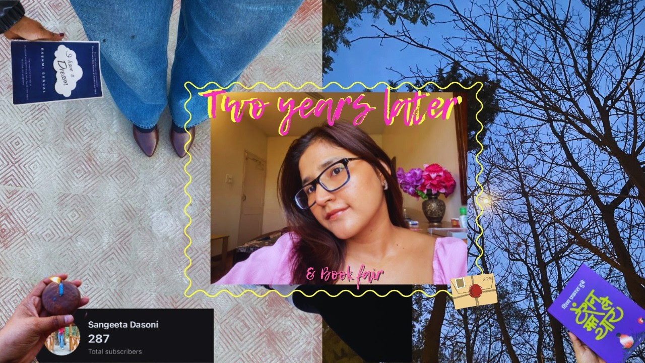 Completing two years on YouTube ✨ & book fair 📕