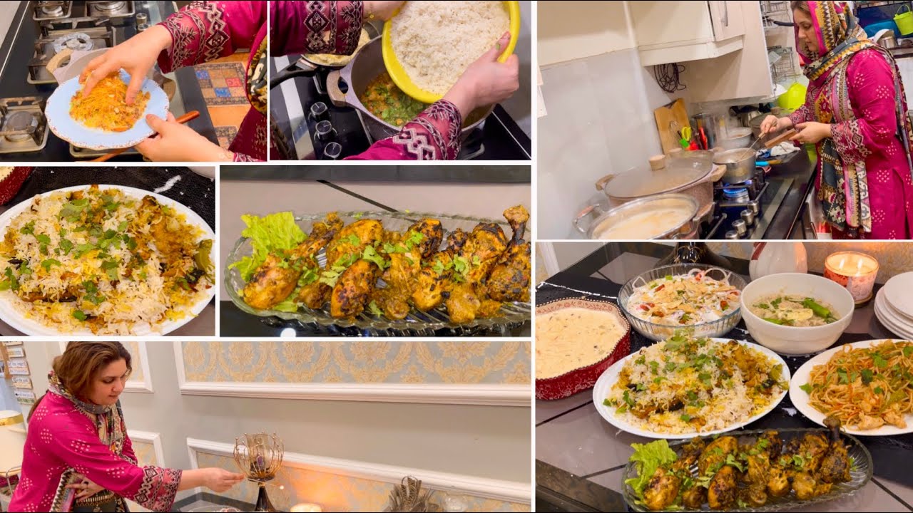 Dawat vlog || Friend k dawat ki || tangri kabab | malai tika gravy | chow mien | Biryani