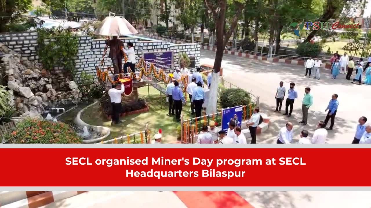 Miners Day at SECL Headquarters Bilaspur #miners