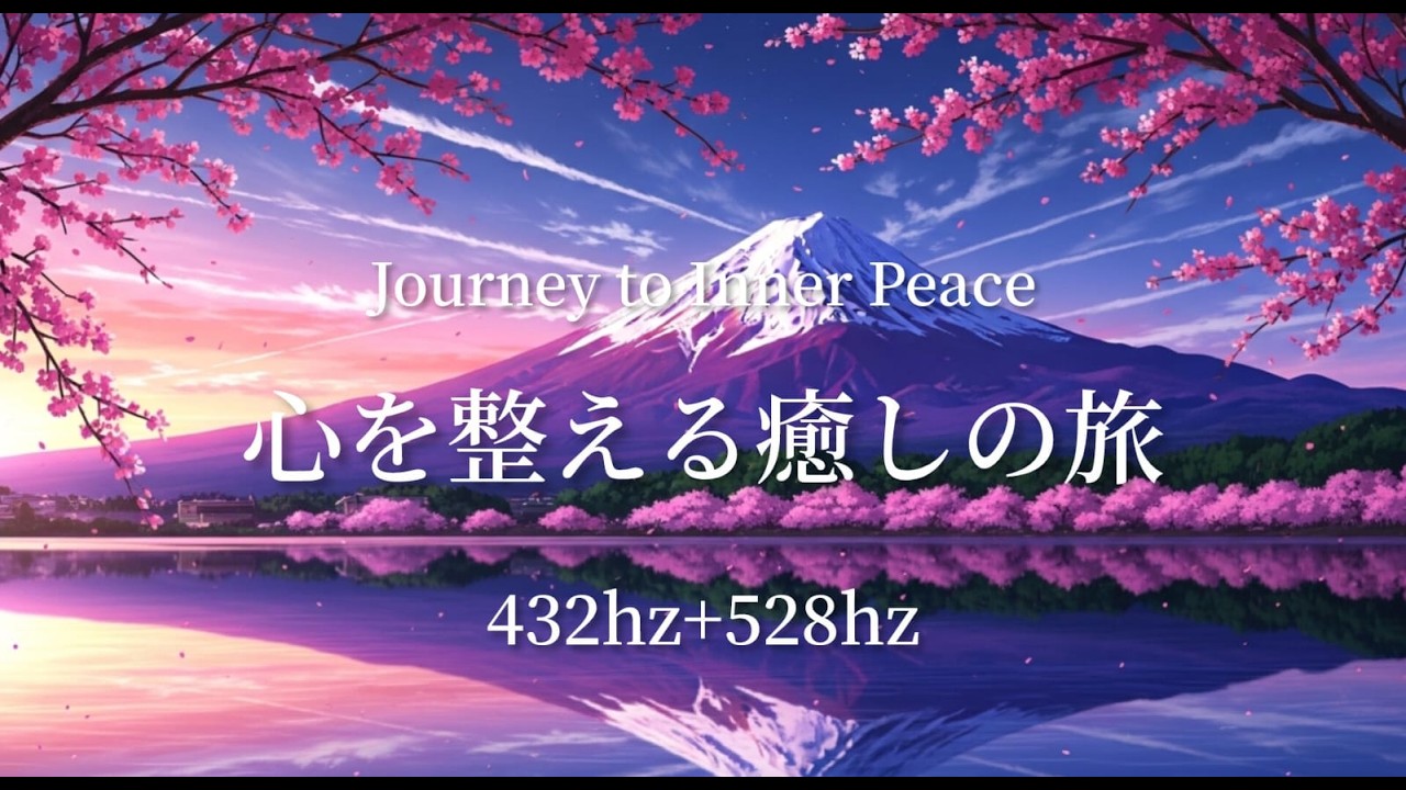[ 432hz+528hz ] あなたの疲れた心を整える癒しの旅｜Journey to Inner Peace  #healing ＃ヒーリング