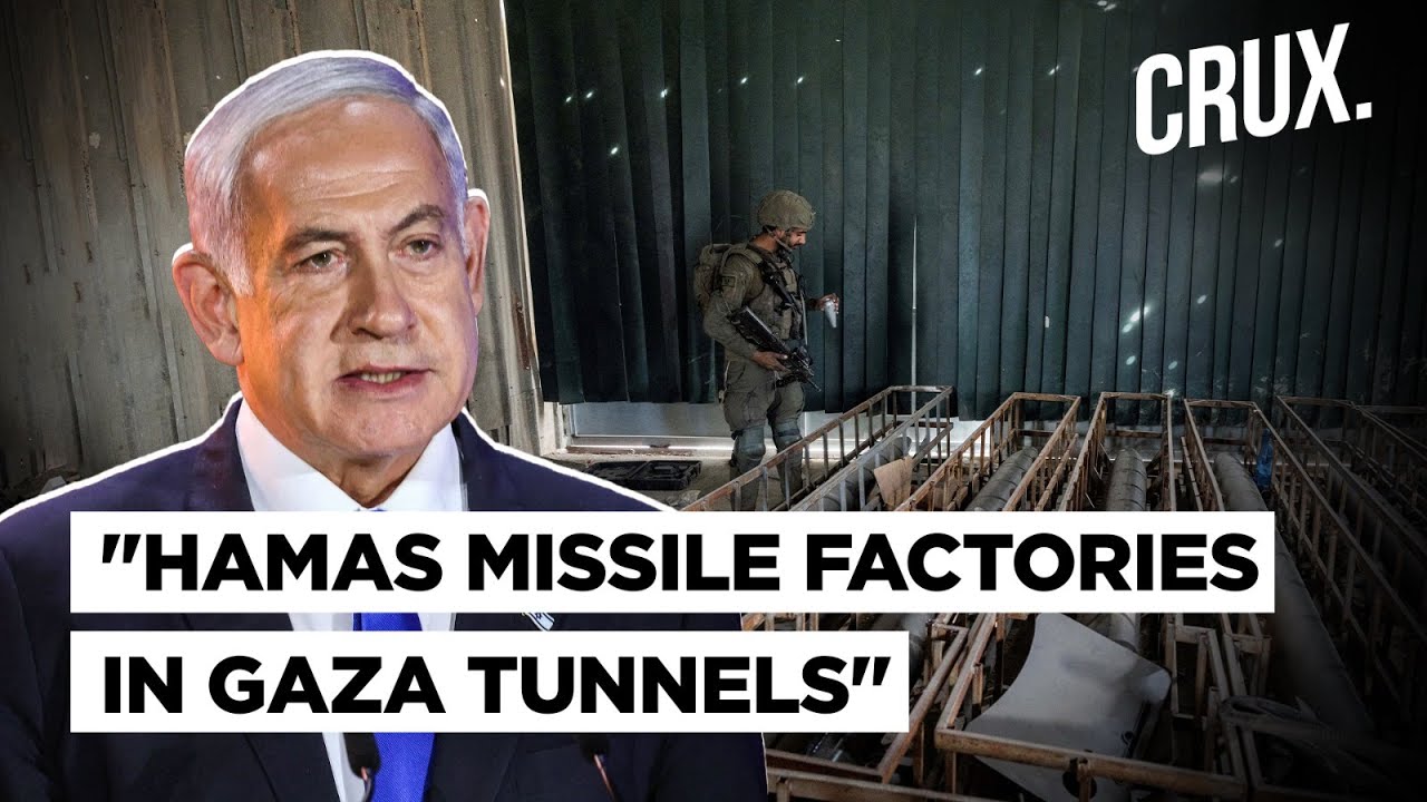 "Rockets With 100km Range" Israel Shows "Hamas Weapon Factories" After Iran Training Claim