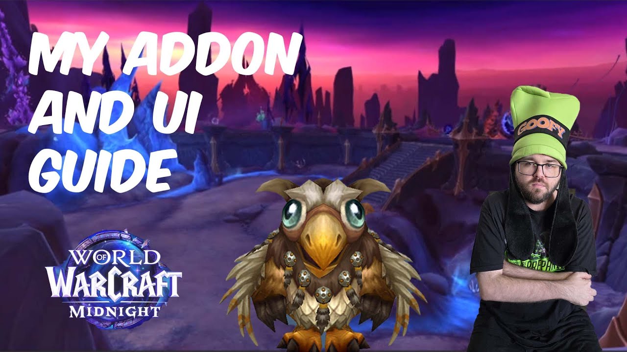 Мои дополнения и новый пользовательский интерфейс для World of Warcraft Midnight.