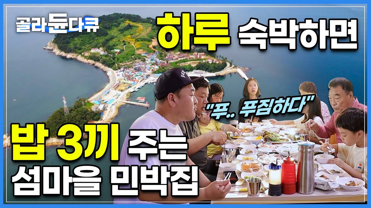 잠만 자러 갔는데 손수 세 끼를 차려주신다고요? 싱싱한 해산물 상다리 부러질 만큼 내주는 섬마을 민박집🍚 | ‘1박 3식’ 거제 이수도 | 고향민국 | #골라듄다큐