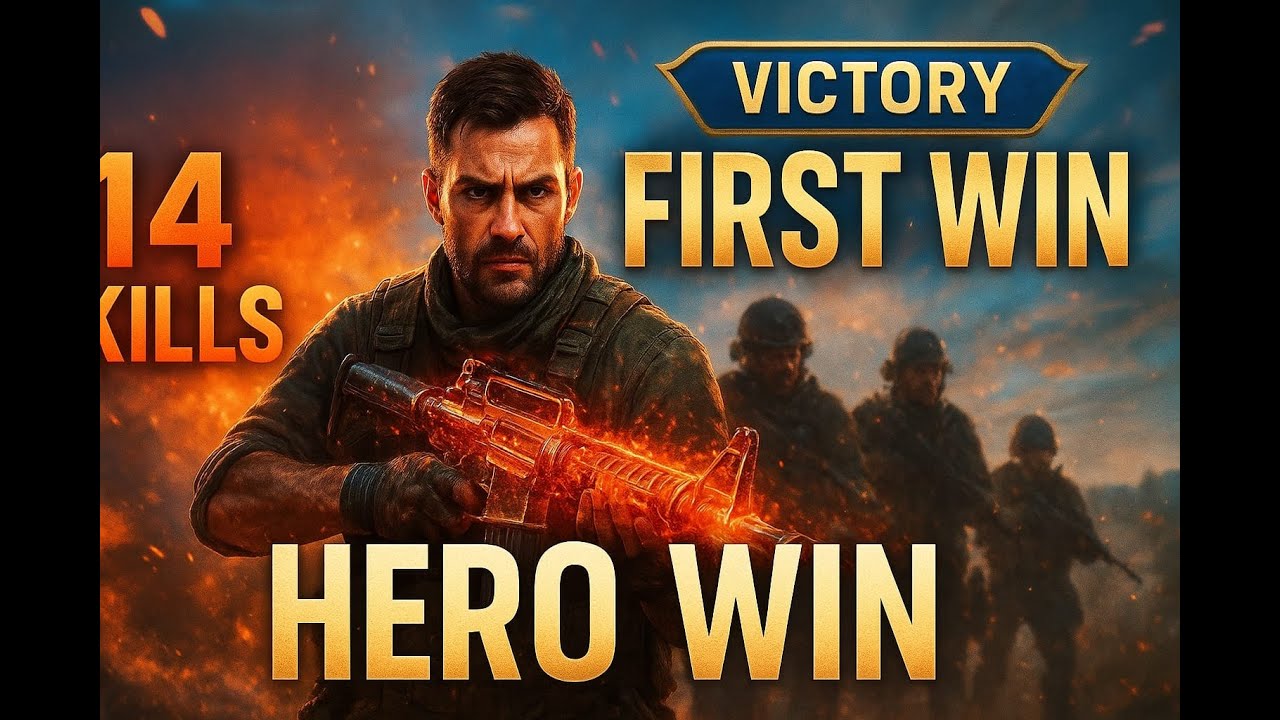 🎯 FIRST WARZONE QUAD WIN! | 14 Hardcore Hero Kills & Epic Clutch Victory 🔥