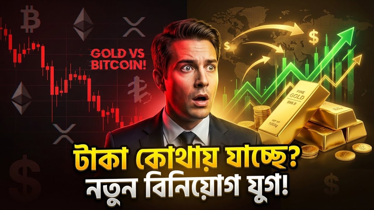 Why is the price of gold rising but Bitcoin lagging? | Why Gold is Outperforming Bitcoin?