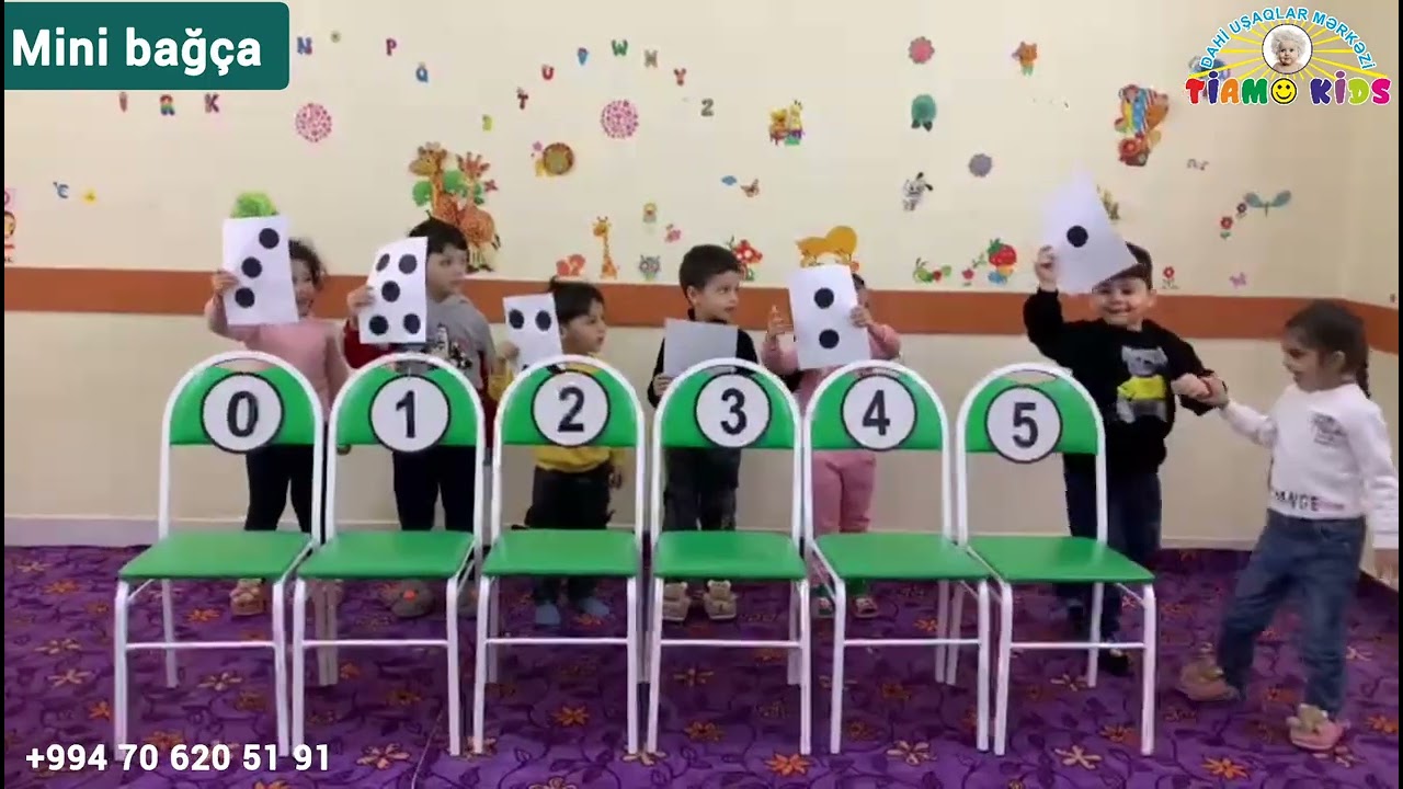 Mini bağ&ccedil;a.Riyaziyyat dərsində rəqəmlərin əyləncəli və maraqlı oyun &uuml;zərində tətbiqi.