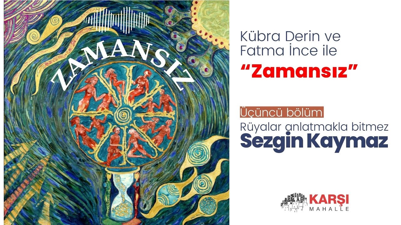 Rüyalar anlatmakla bitmez diyen Sezgin Kaymaz’ı “zamansız” da konuştuk