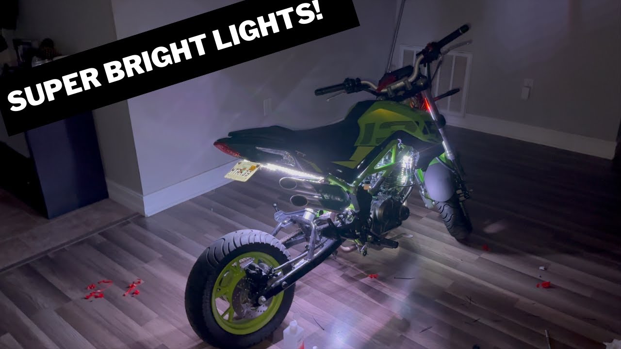 Putting Underglow On The Benelli TNT 135!