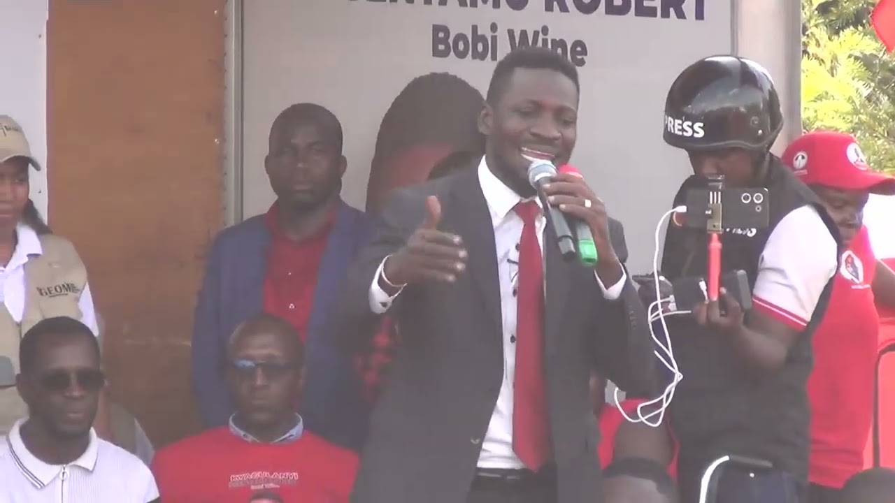 KYAGULANYI RALLY IN JINJA DISTRICT