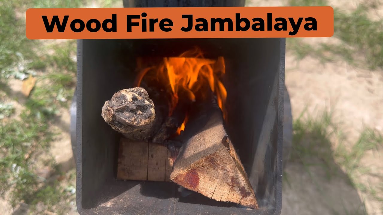 Je-Ne-Sais-Quoi Jambalaya: on a Wood Fired Rocket Stove