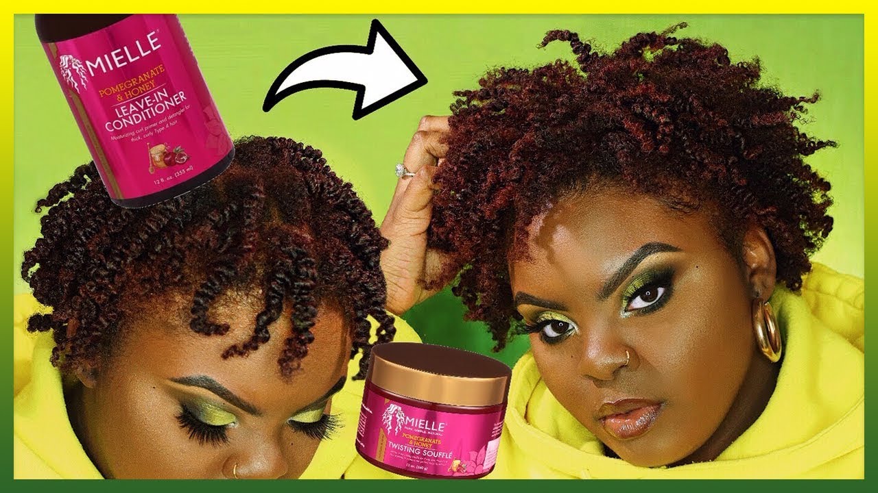 Twist Out on 4C Natural Hair | Mielle Organics: Pomegranate & Honey Collection | JOYNAVON