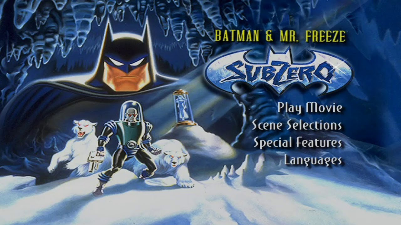 Batman & MR. Freeze Subzero DVD Menu