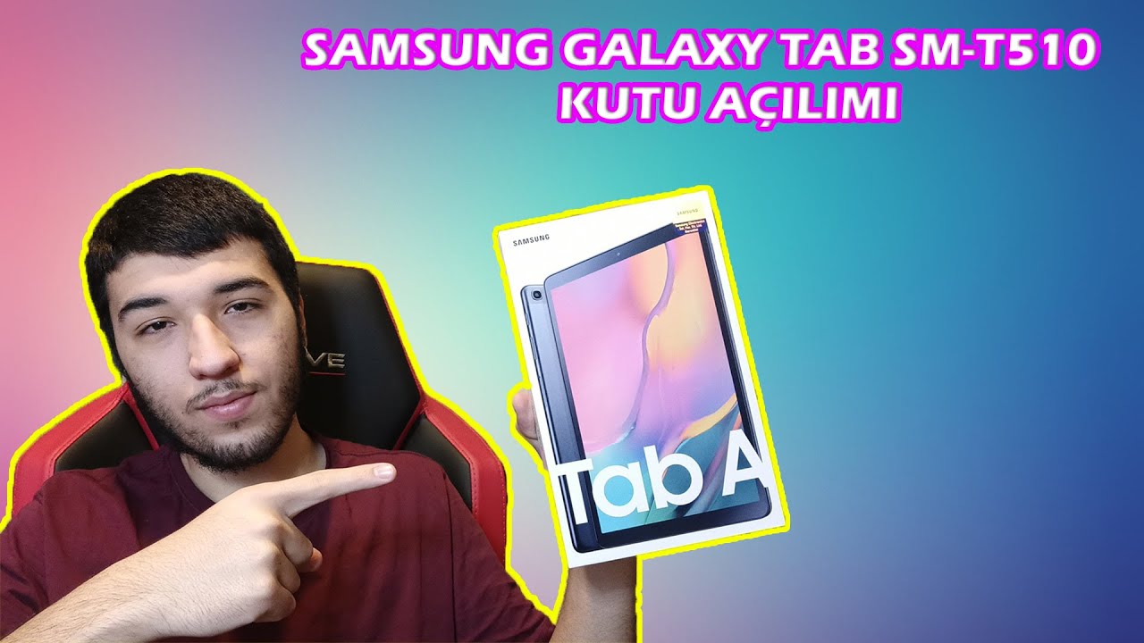 10.1 İNÇ TABLET | Samsung Galaxy Tab SM-T510 Kutu Açılımı