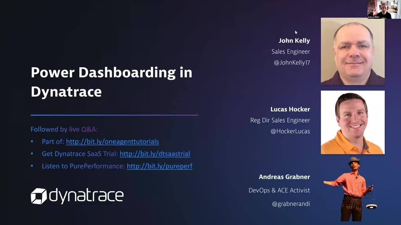 Performance Clinic - Power Dashboarding in Dynatrace