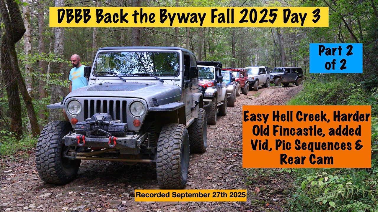 Part2 of 2 Day 3 Fall 2025 #dbbb Back the Byway, Hell Creek & Old Fincastle recorded 09/27/2025
