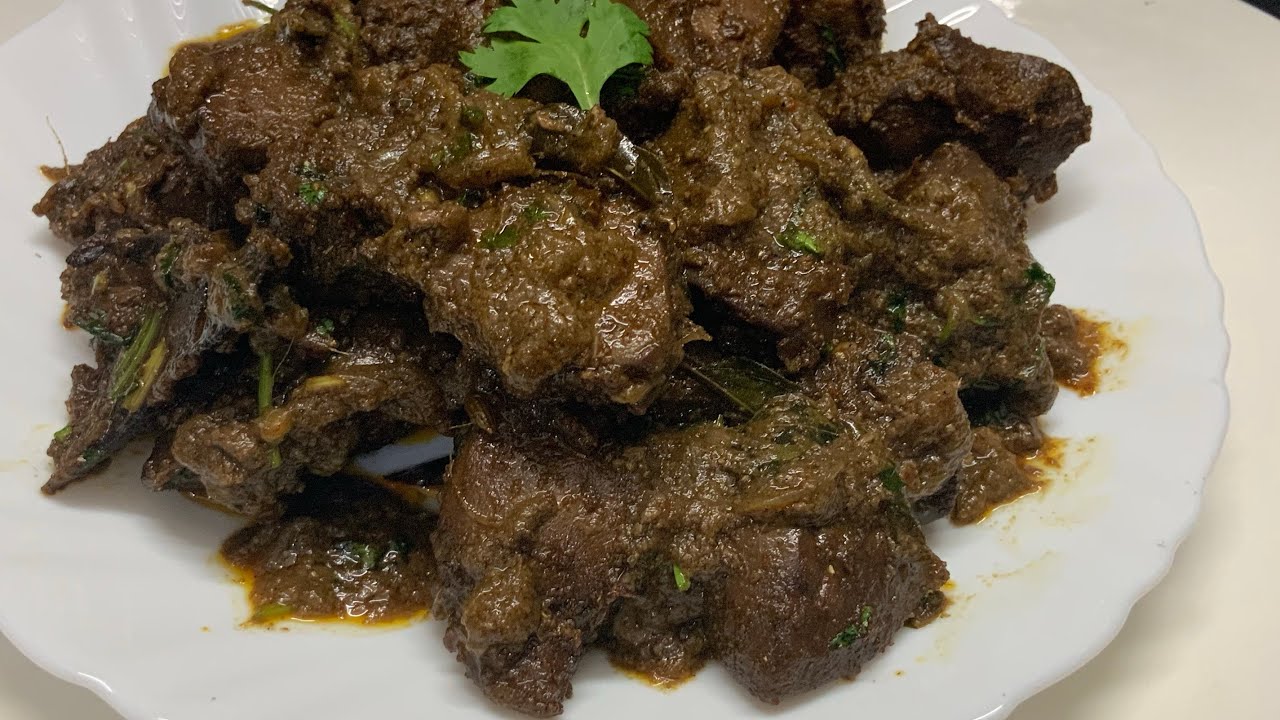 மட்டன் ஈரல் வறுவல் /Mutton liver fry recipe in tamil/mutton liver pepper masala/Eral varuval/mutton