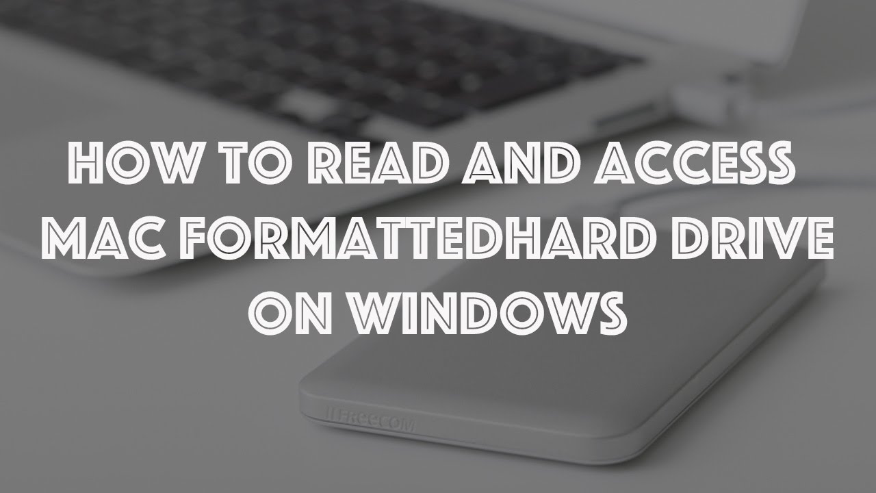 Как читать и получать доступ к жесткому диску Mac на ПК с Windows