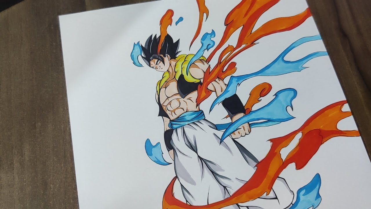Drawing Gogeta