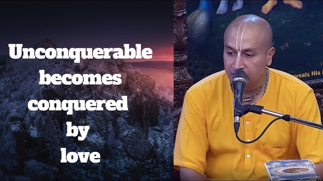 H. G. Gauranga Prabhu | Unconquerable becomes conquered by love | ISKCON Chowpatty