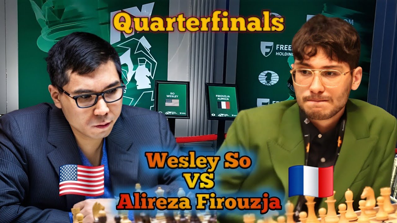 Wesley So vs Alireza Firouzja | Quarterfinals | FIDE World Blitz 2024