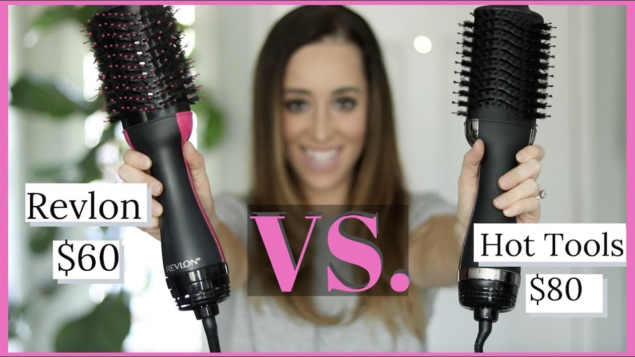 ✨👩🏻‍⚖️HAIRSTYLIST HONEST OPINION!✨ HOT TOOLS CHARCOAL INFUSED one-step BLOW DRYER vs. REVLON !